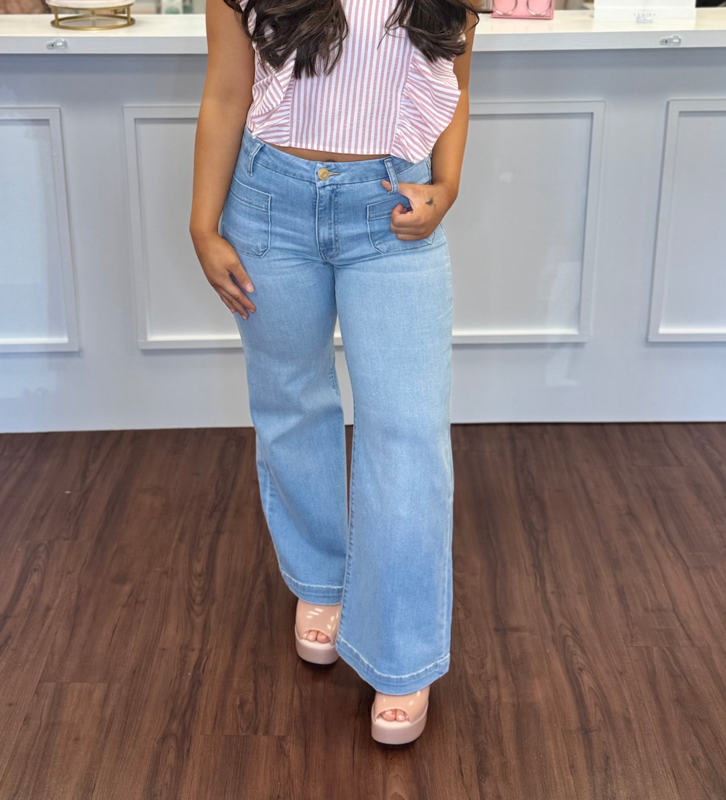 Meg HR Wide Leg Patch Pocket - Fortitude
