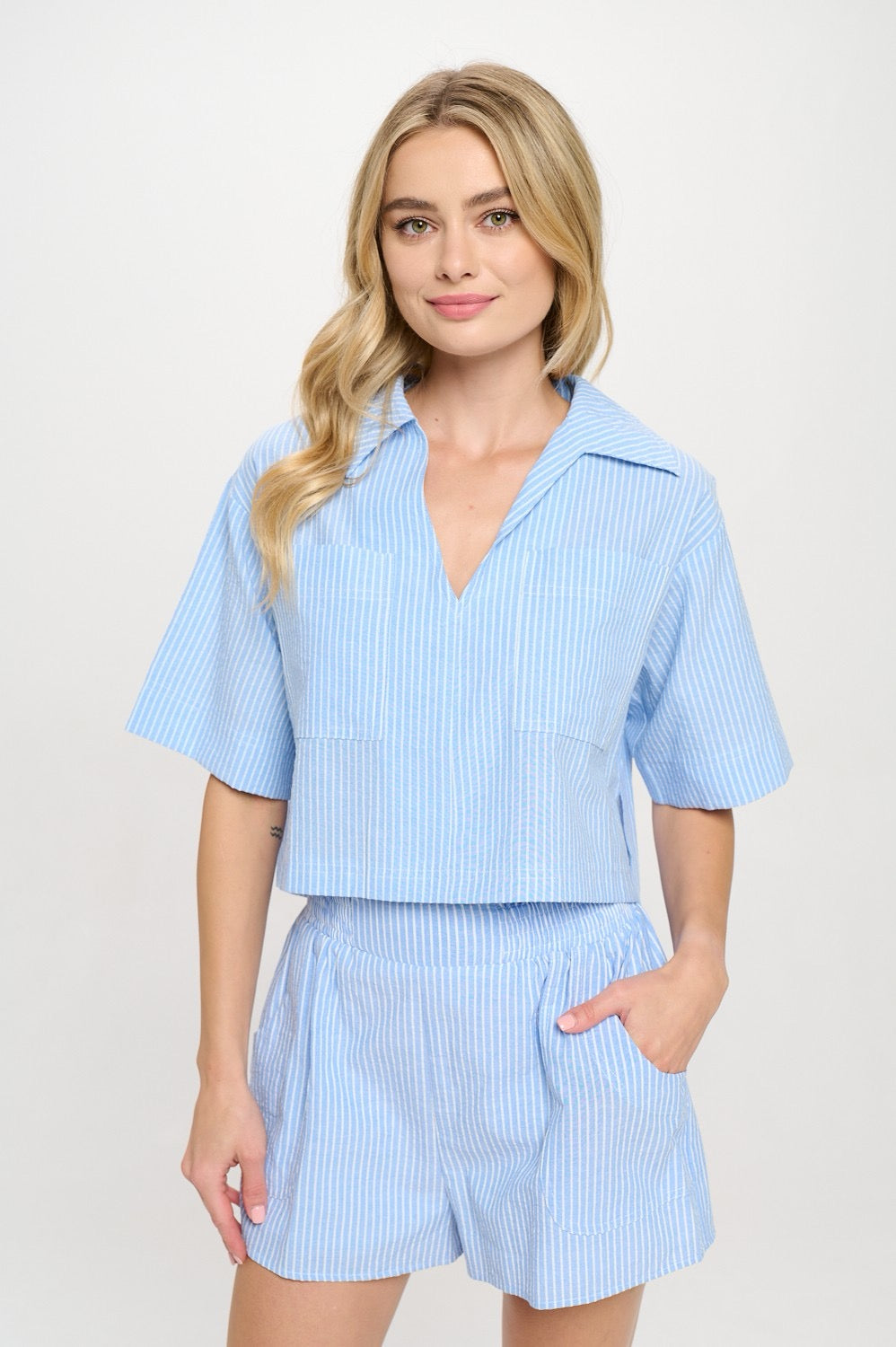 Cerulean Stripe Set