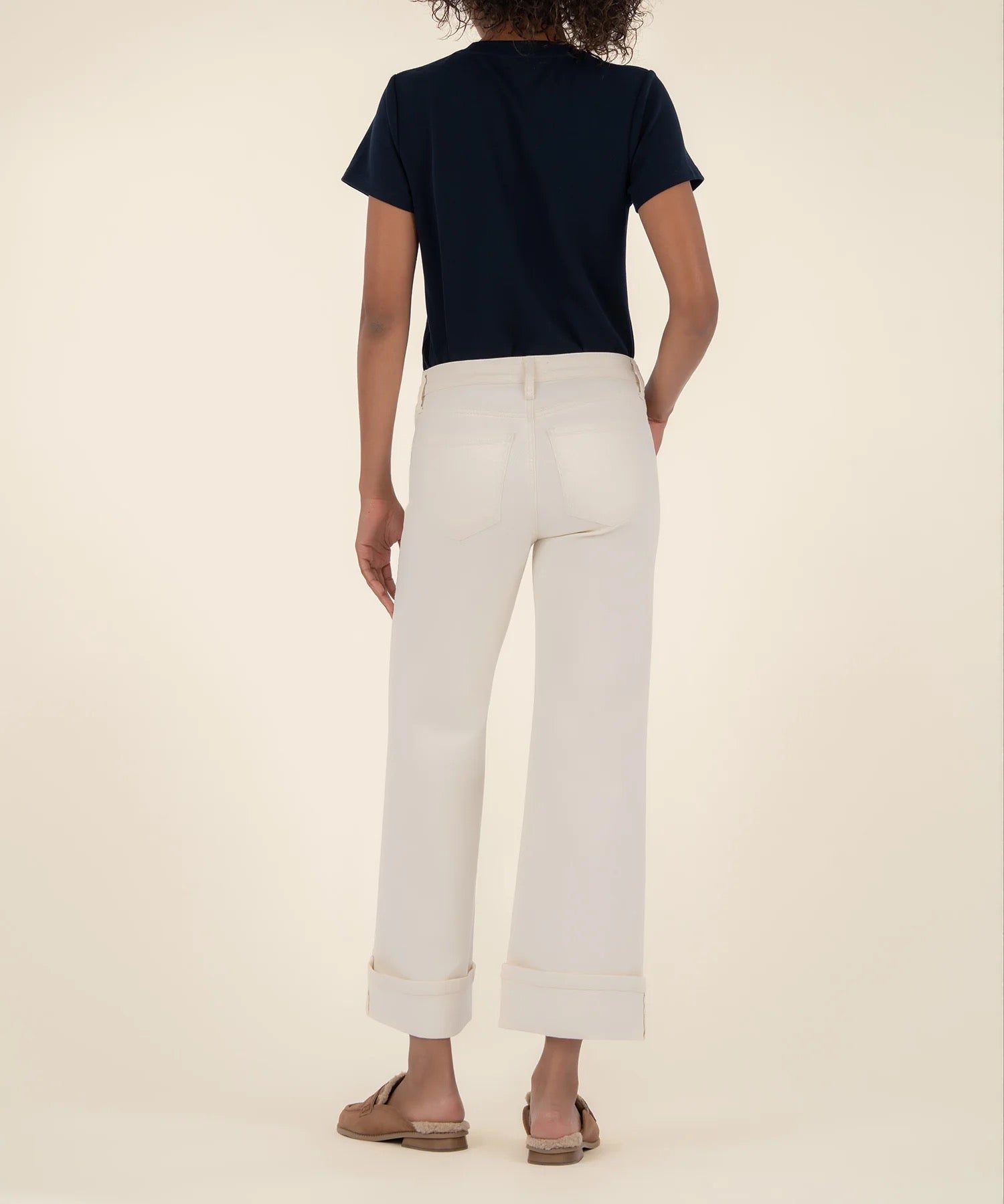 Meg HR Fab AB Wide Leg - Candle