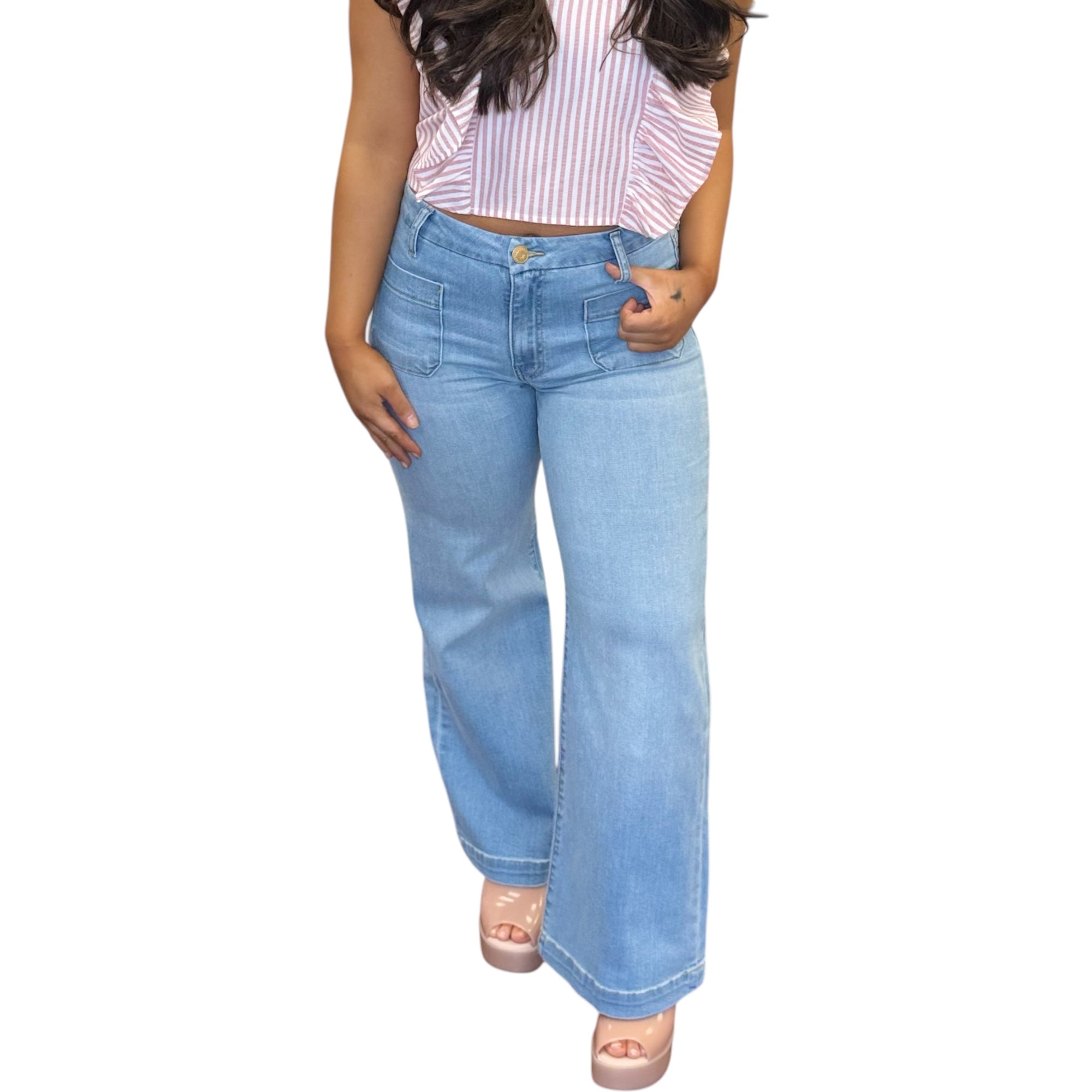 Meg HR Wide Leg Patch Pocket - Fortitude
