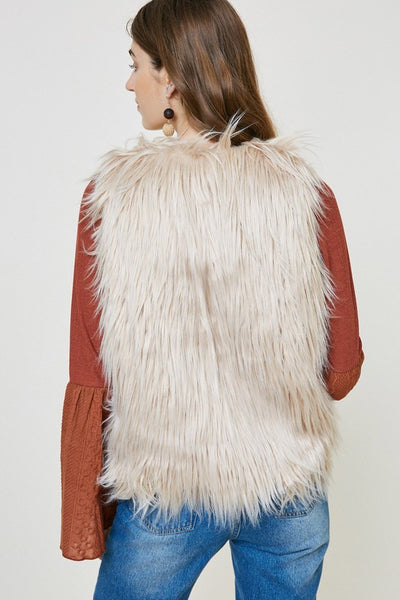 Faux Fur Vest | Adore Boutique