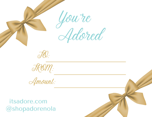 Adore Boutique gift card