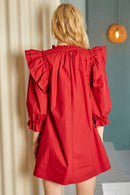Red Poplin Mini