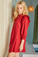 Red Poplin Mini