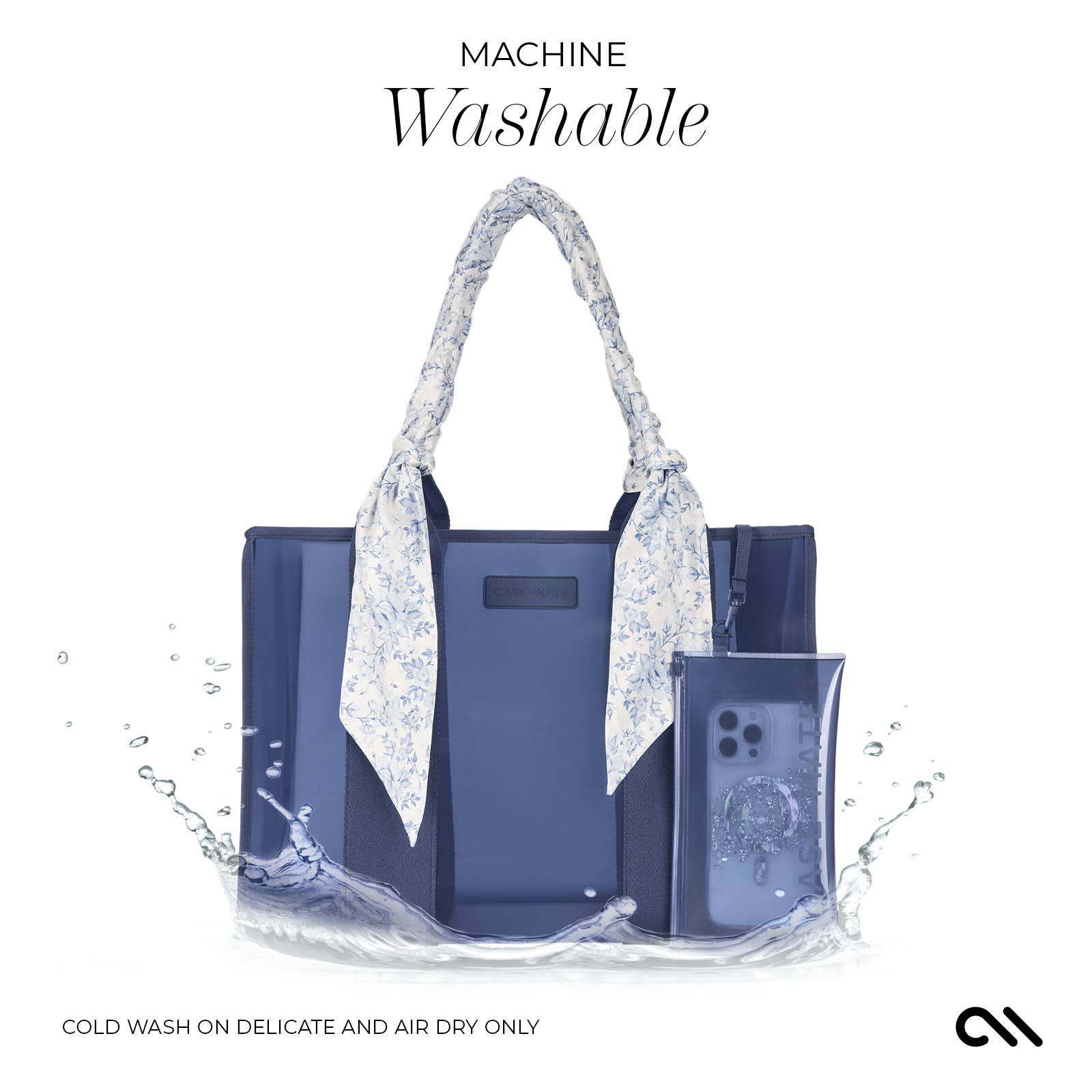 Case-Mate Something Navy Twilly Jelly Tote Bag