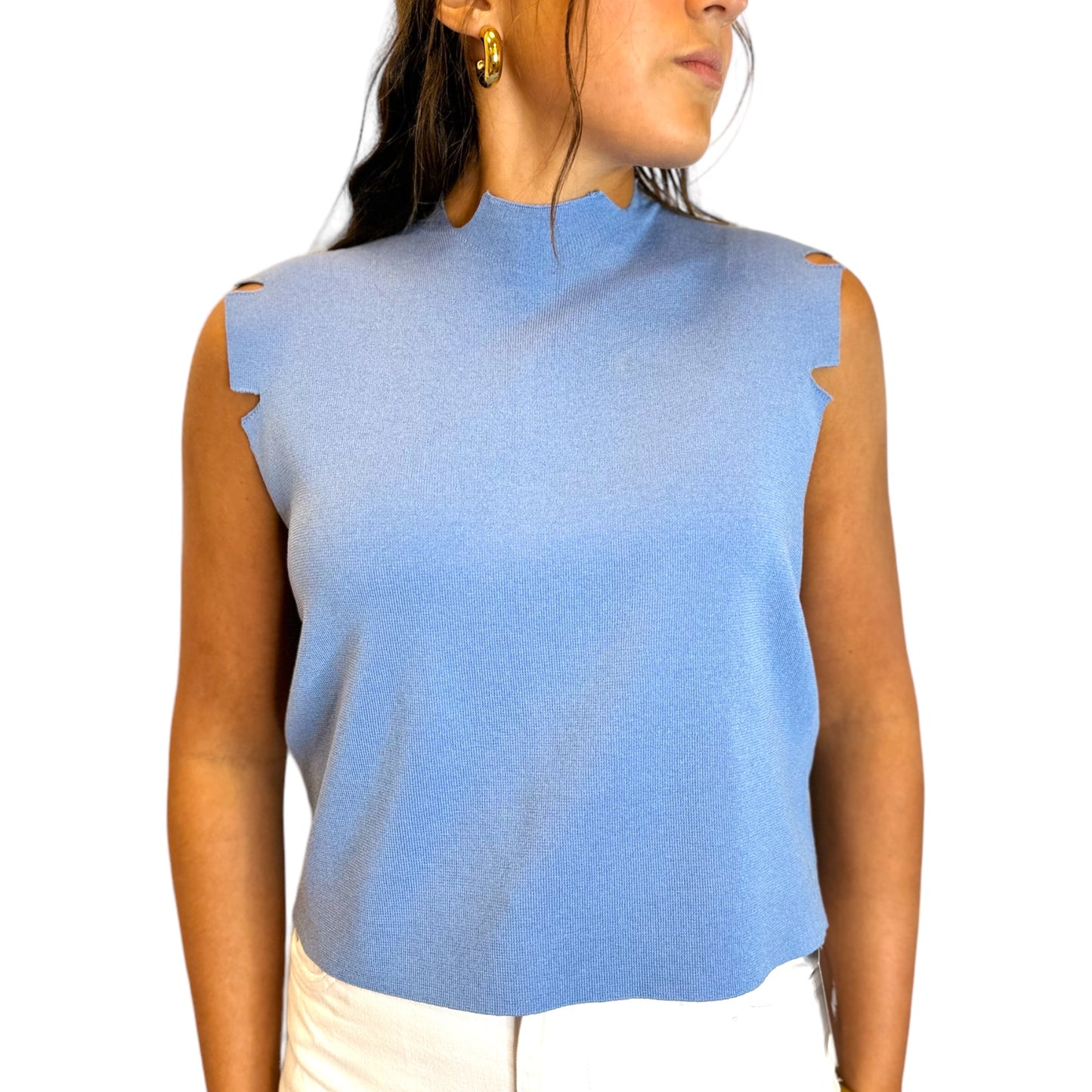 Betty Top - Vintage Blue