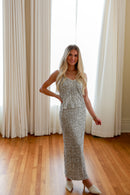 Luster Sequin Maxi Skirt