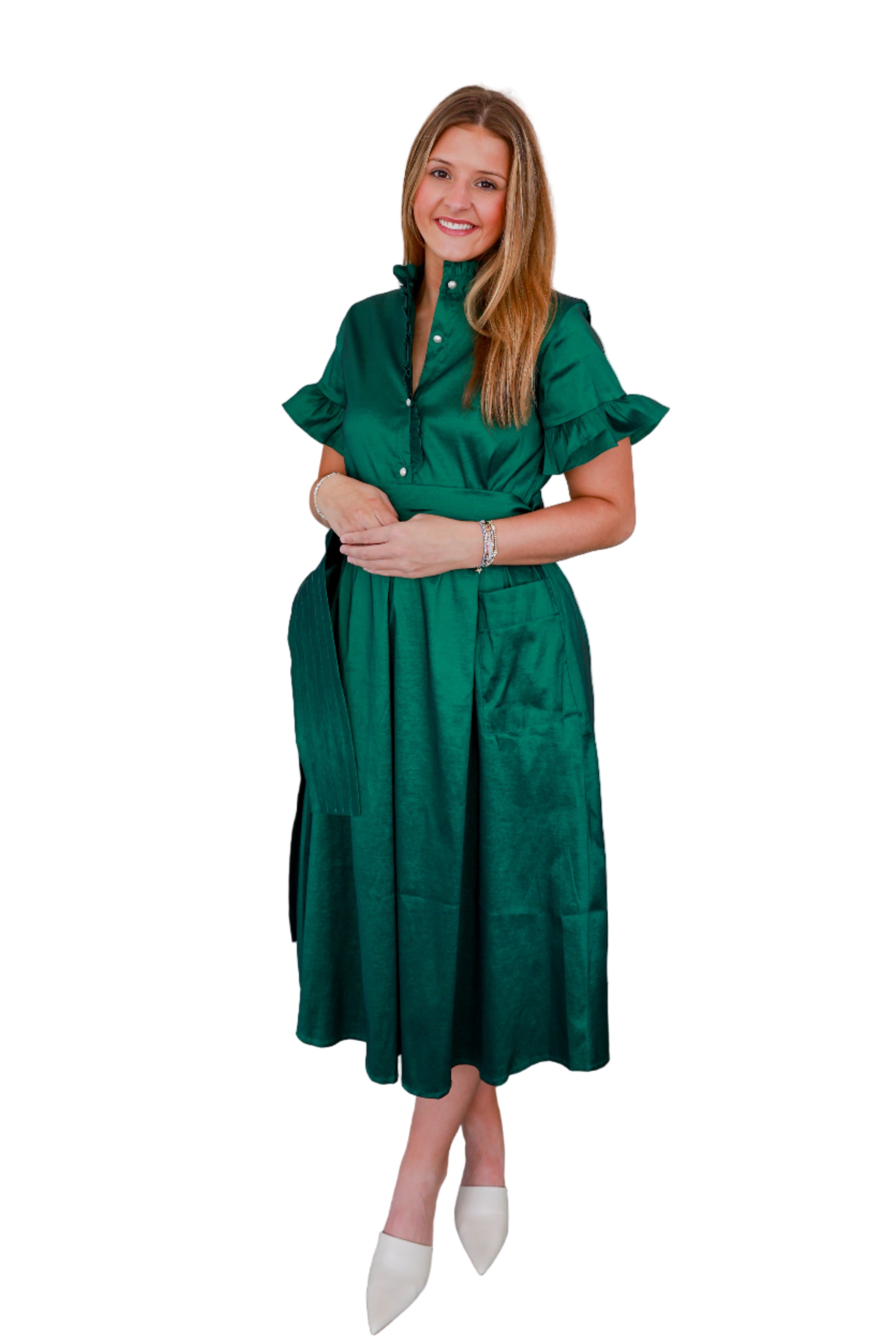 Collins Button Up Midi