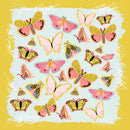 Butterfly Muse Silk Scarf: 26x26