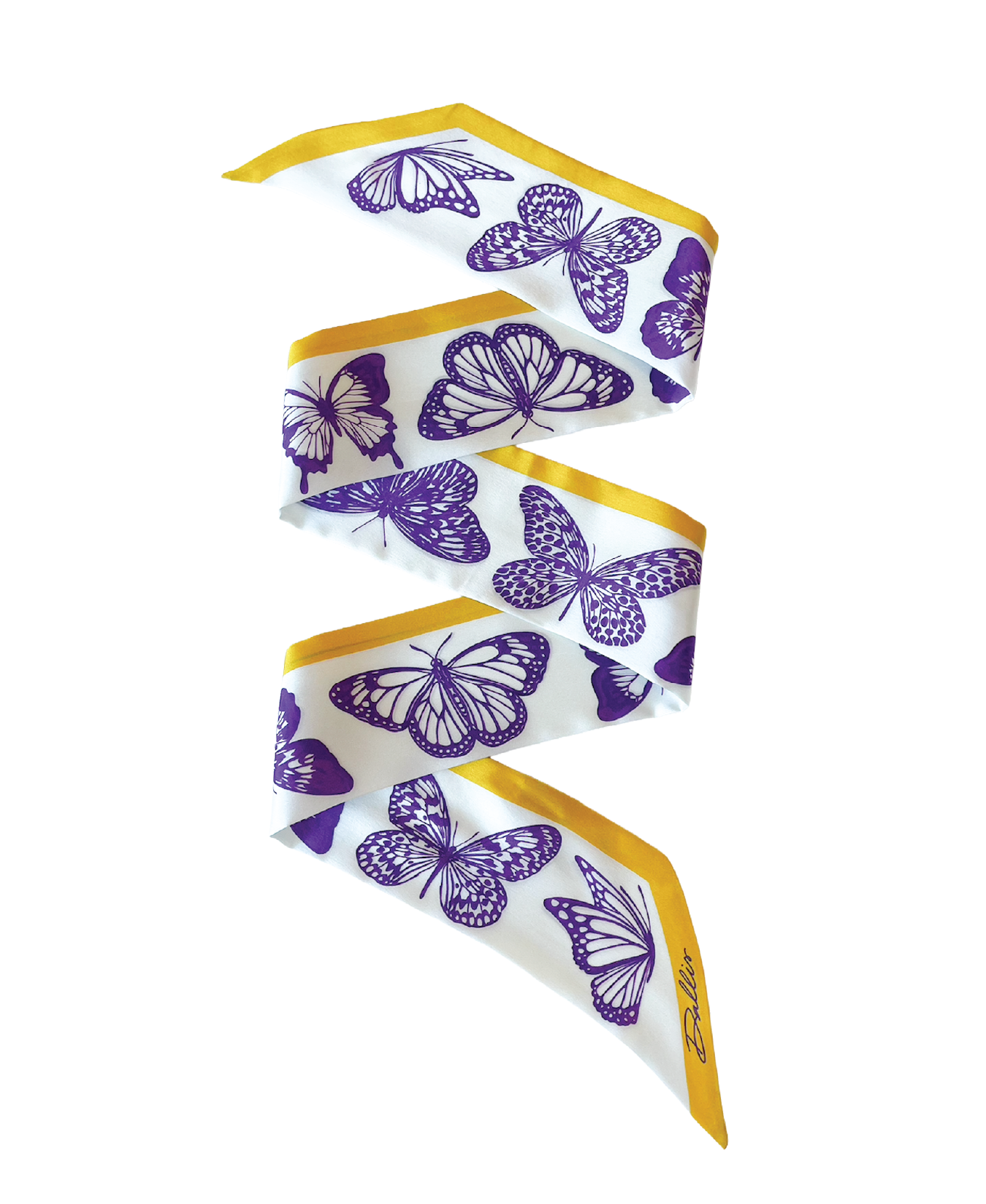 The Mariposa Twilly in Purple & Gold