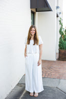 Sugarloaf Wide Leg Linen Pant | Matching Set