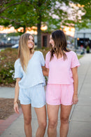 Pink Gauze Stripe Set