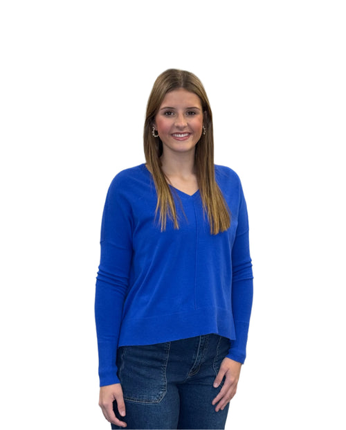 Wagner Top- Blue Victoire | Adore Boutique women's clothing & accessories