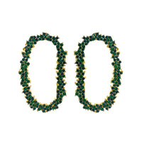 Crystal Garland Drops - Emerald