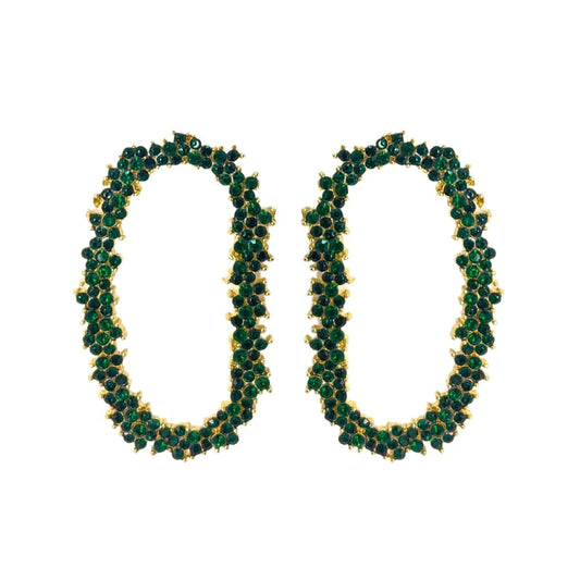 Crystal Garland Drops - Emerald