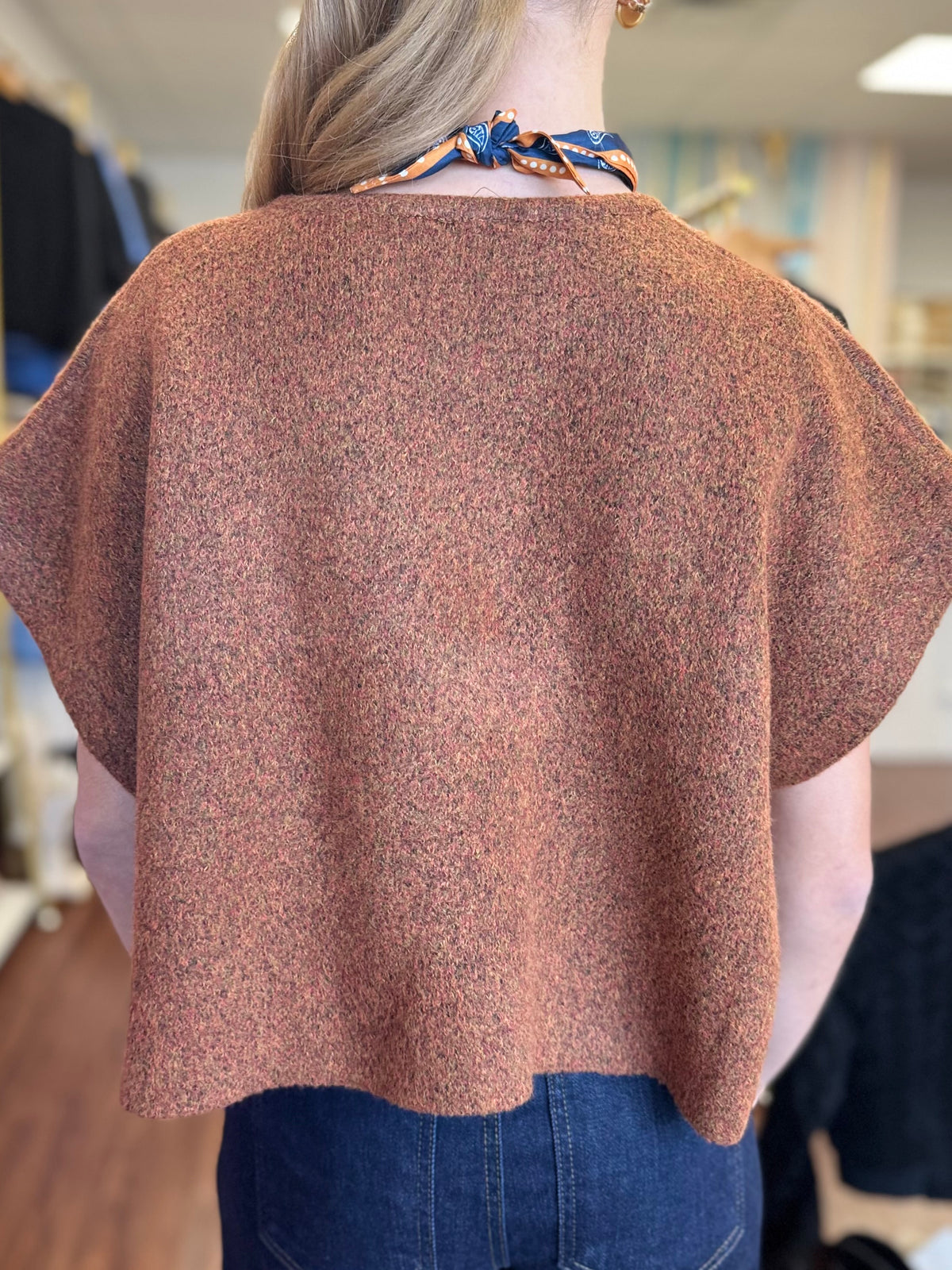 Kerisma Sachi bonfire sweater vest at Adore Boutique