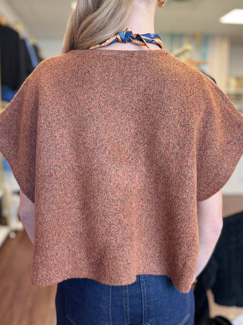 Kerisma Sachi bonfire sweater vest at Adore Boutique