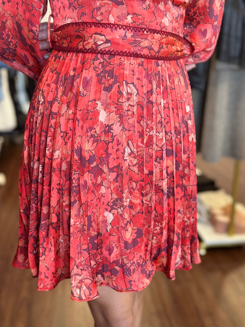 Adelyn Rae Bailey floral dress styled at Adore Boutique