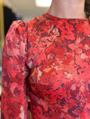 Bailey dress gathered sleeve banded cuff detail