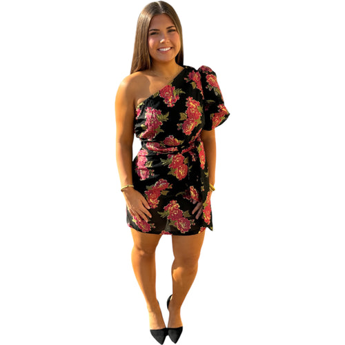 Scarlet Blossom Noir Mini | Adore Boutique women's clothing & accessories