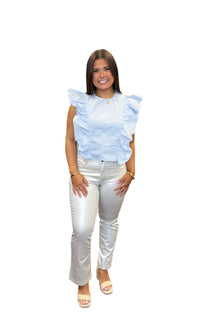 Kelsey HR Fab AB Ankle Flare - Light Silver