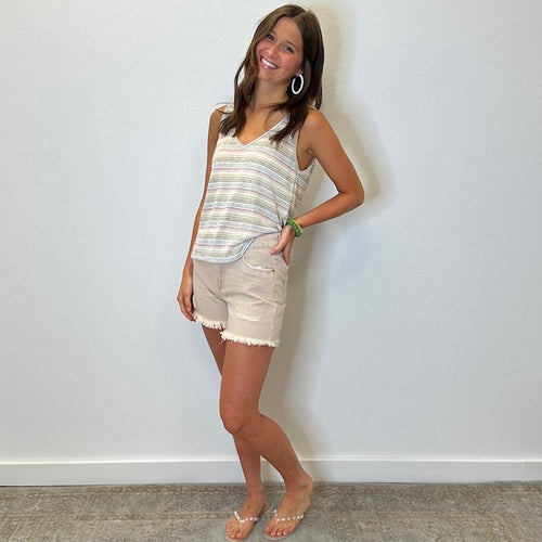 Jane HR Long Short w/Fray Hem | Adore Boutique women's clothing & accessories