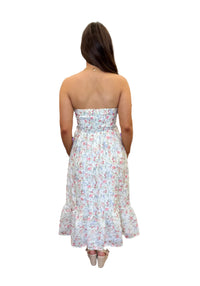 Ivory Floral Midi