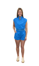 Back & Forth Crop Nylon Zip Up Vest