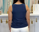 Cassidy Tank - Navy