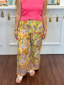 Tropical Satin Pants