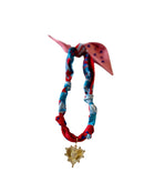 Scarf Necklace with Charm
