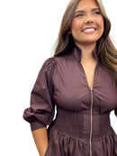 Cinched Waist Midi