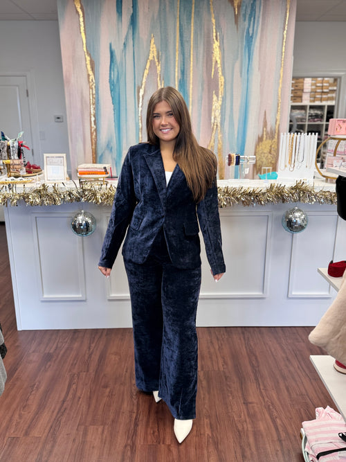 Velvet Avenue Wide Leg Pants | Matching Set
