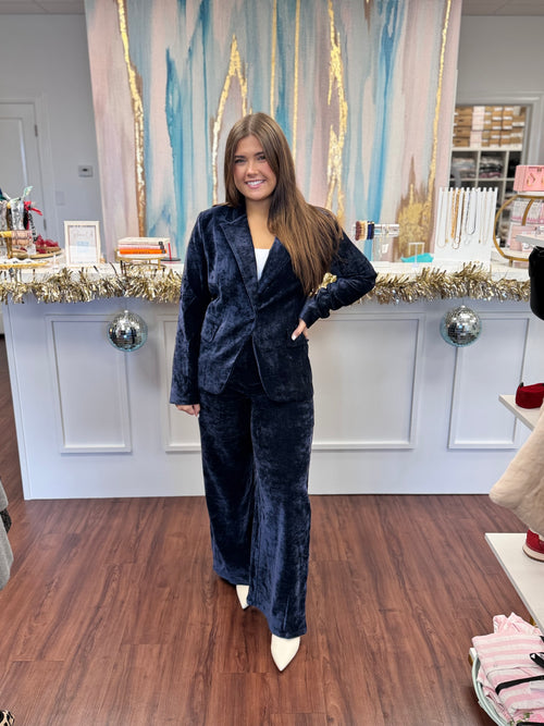 Velvet Avenue Wide Leg Pants | Matching Set