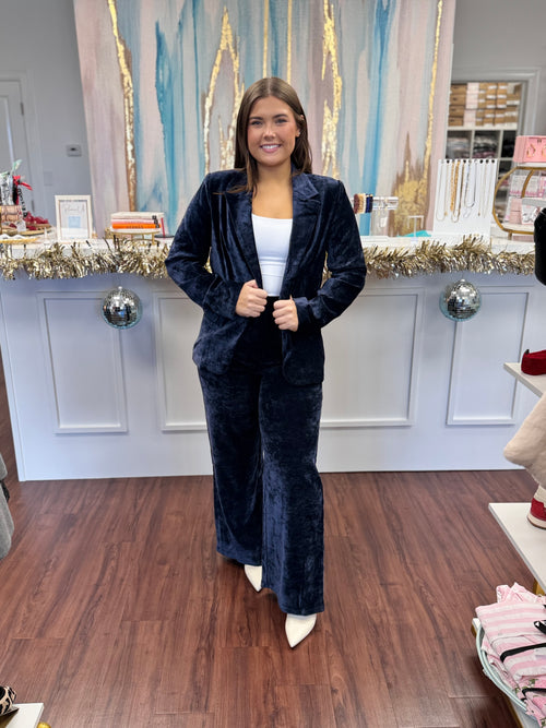 Velvet Avenue Wide Leg Pants | Matching Set