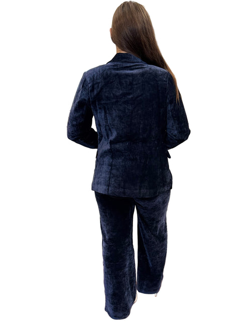 Velvet Avenue Tailored Single Button Blazer | Matching Set