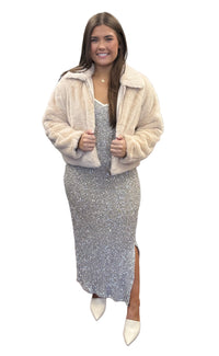 Luster Sequin Top