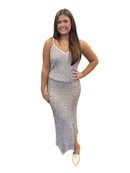 Luster Sequin Maxi Skirt