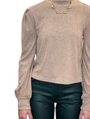 Rhapsody Mock Neck Top