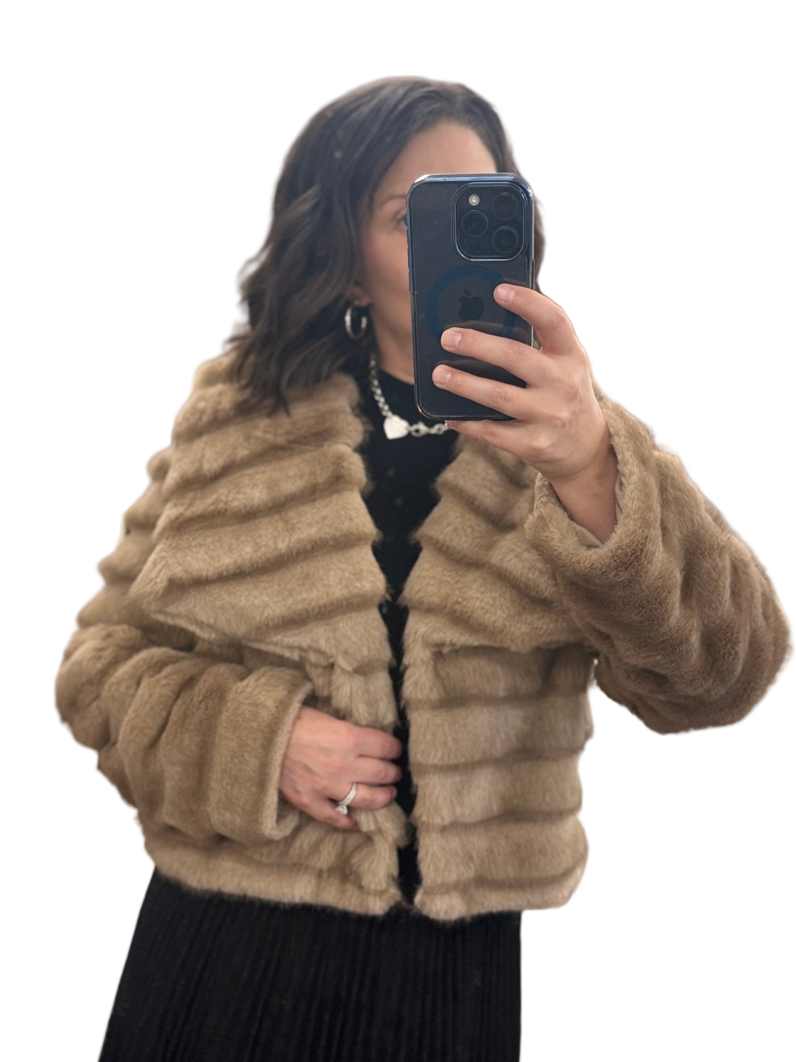 Mocha Fur Coat