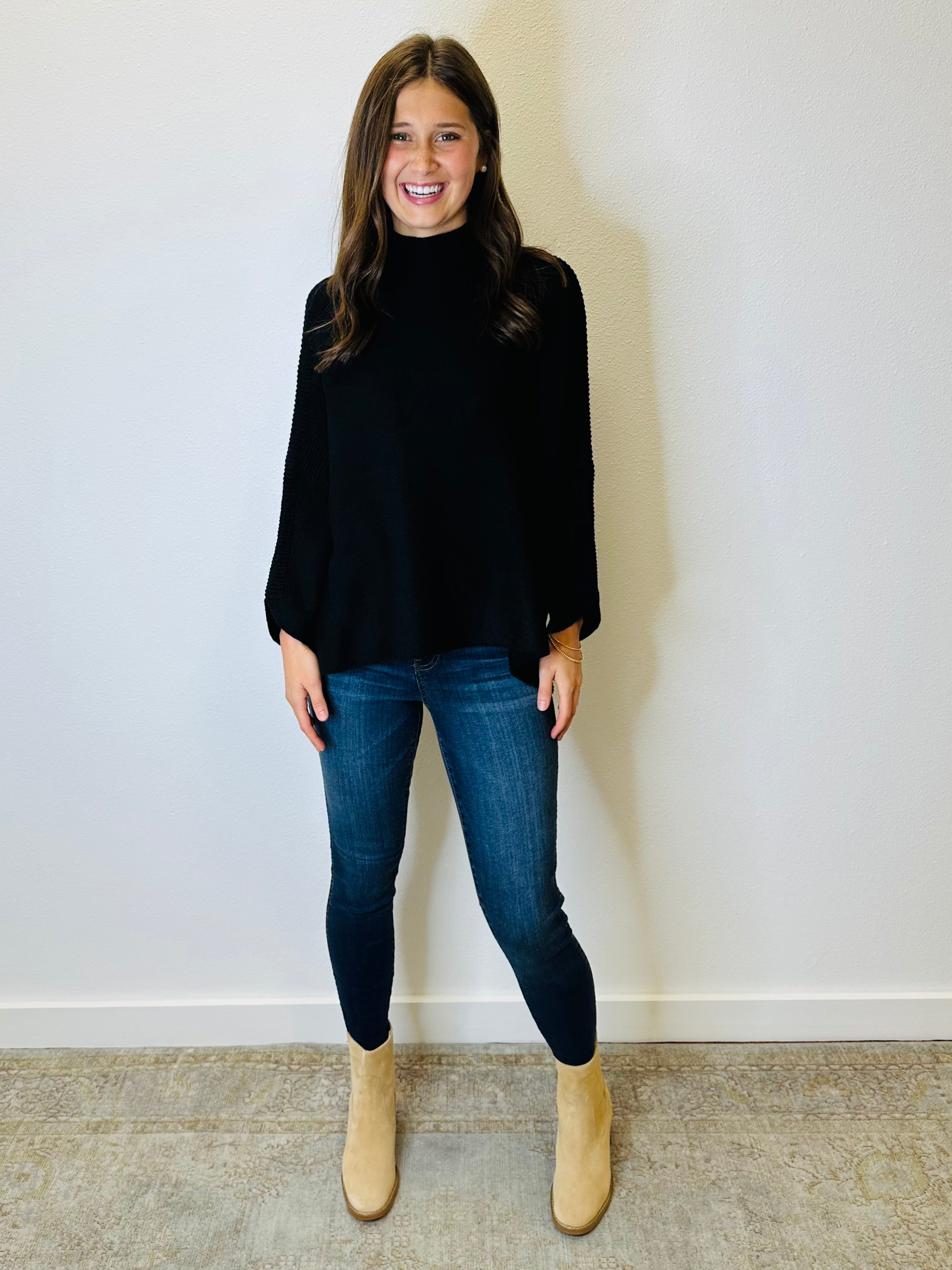 Boho Sweater Black
