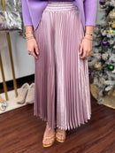 Sunburst Pleated Skirt- Lilac