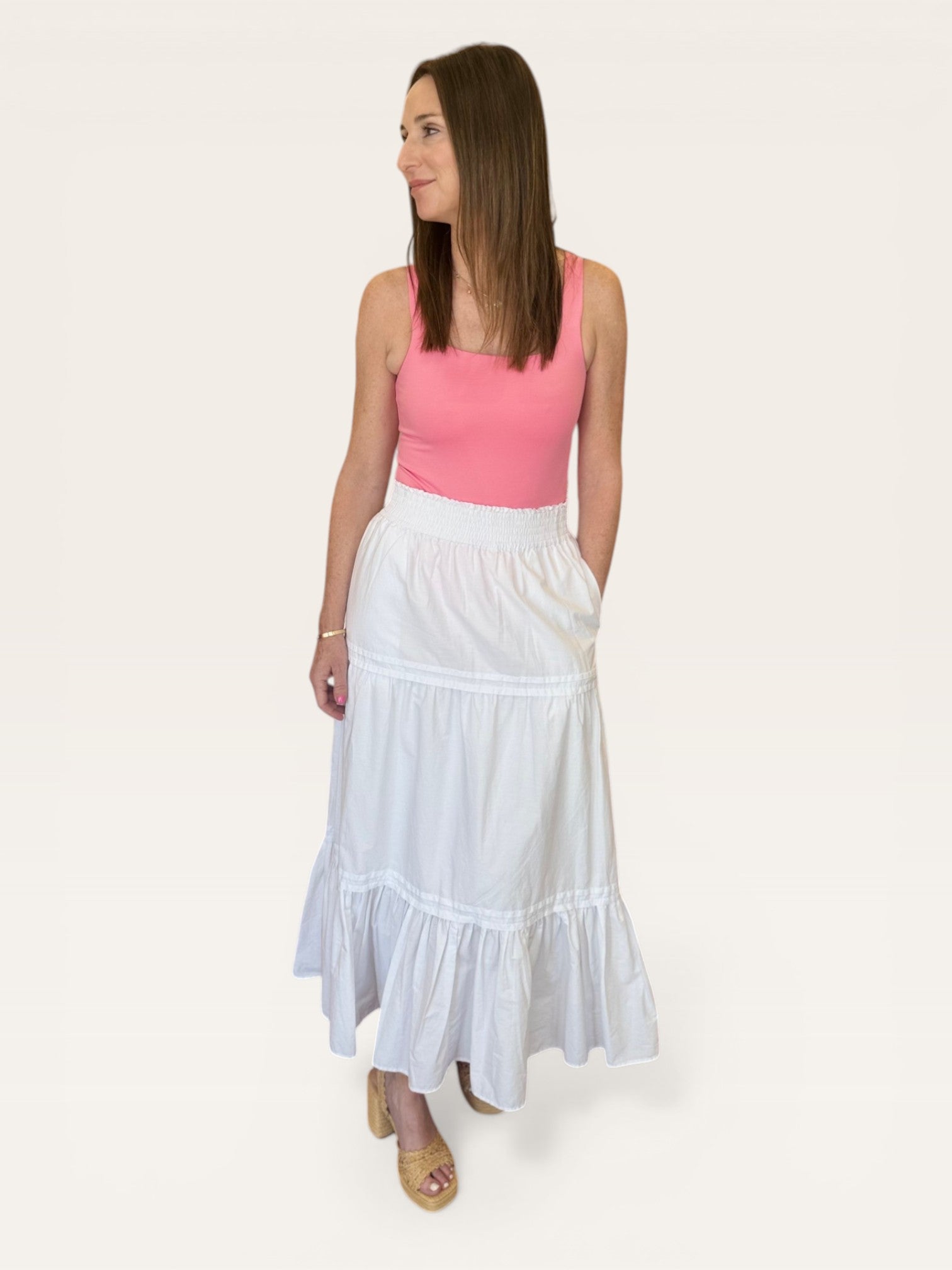Pauline Tiered Maxi Skirt
