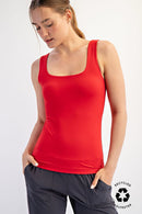 Butter Soft Tank- True Red
