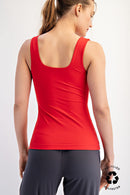 Butter Soft Tank- True Red