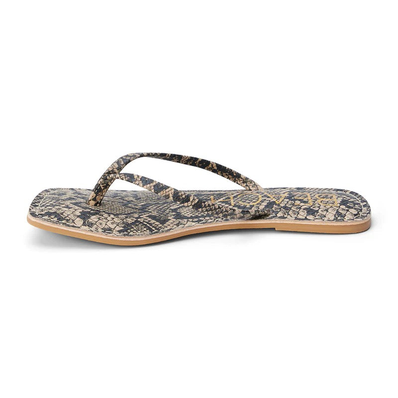 Bungalow - Brown Snake Print