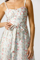 Ivory Floral Midi