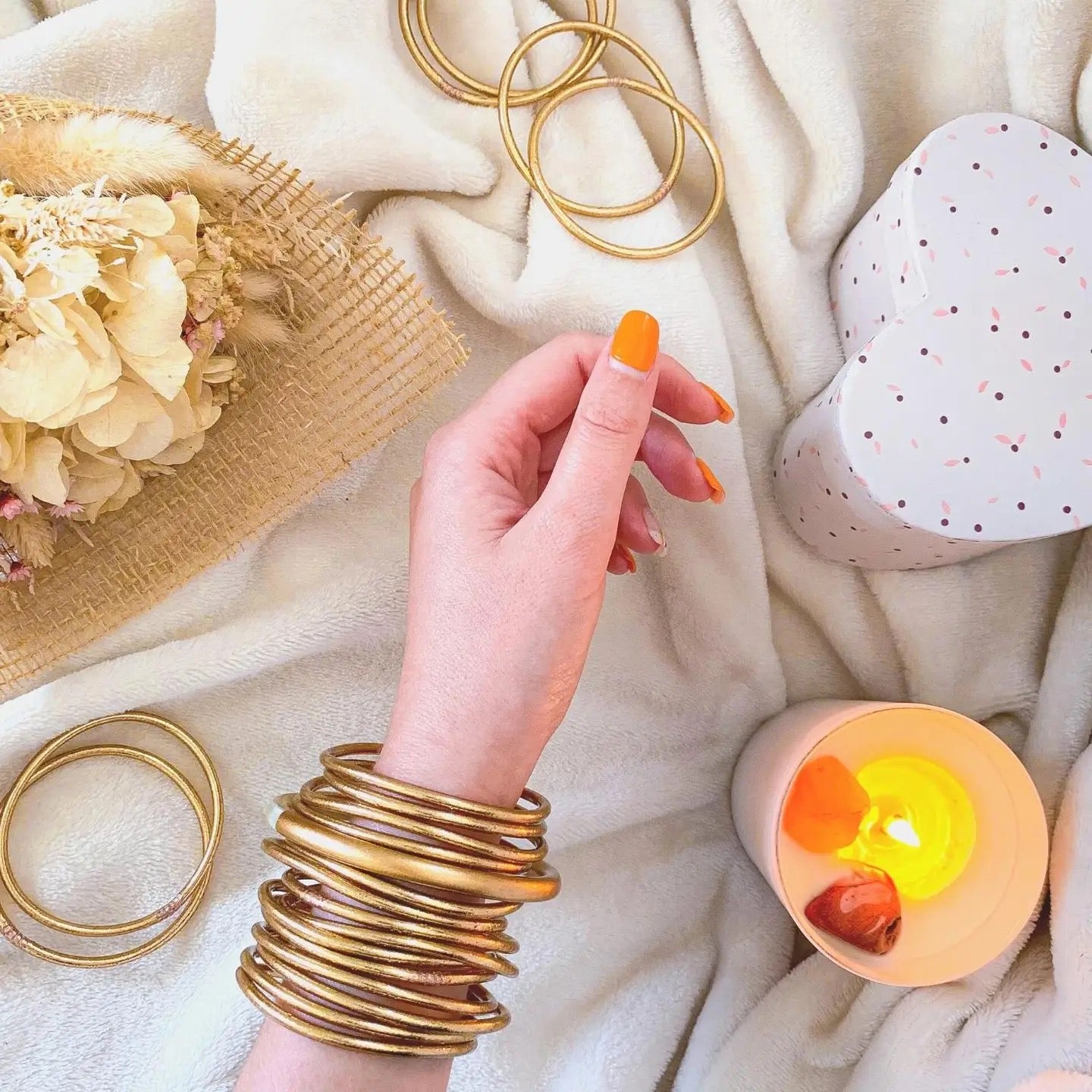Fine Rose Gold Bangle