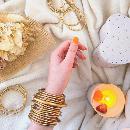 Fine Rose Gold Bangle | Adore Boutique women's clothing & accessories