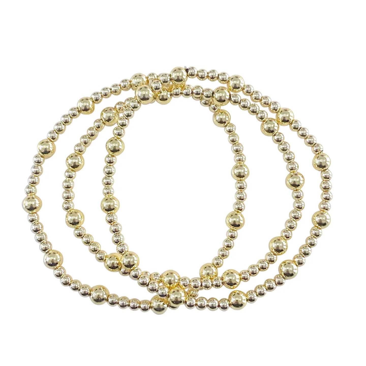 Gold Beaded Bracelet